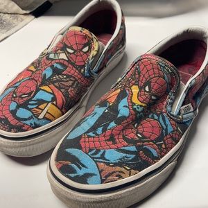 Spiderman Vans Slip Ons